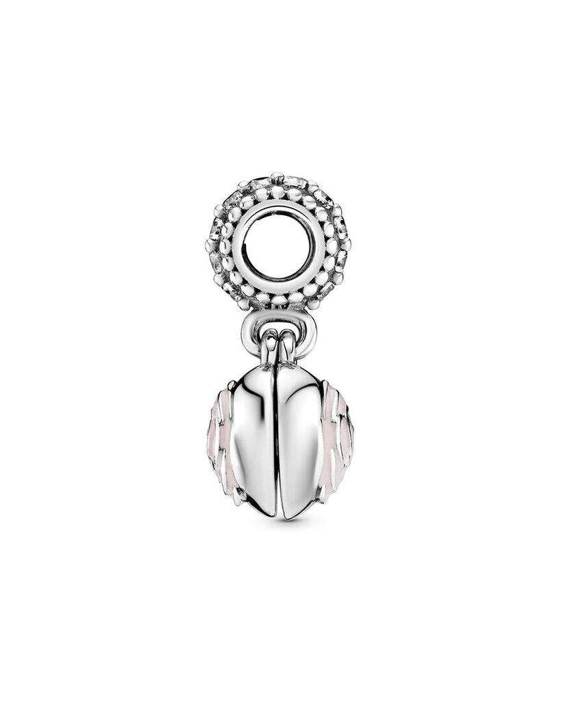 商品PANDORA|Pandora Moments Silver CZ Heart Charm,价格¥246,第5张图片详细描述