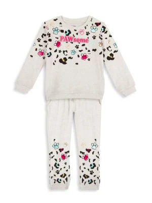 商品Andy & Evan|Little Girl's 2-Piece Paw Patrol Sweatshirt & Joggers Set,价格¥121,第1张图片