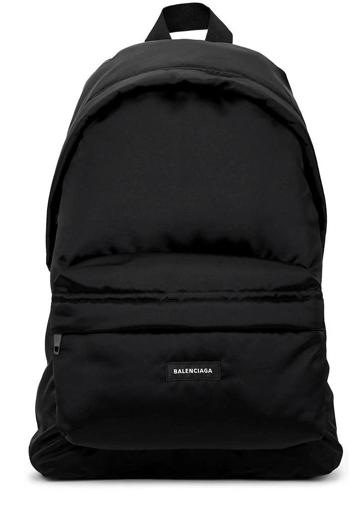 商品Balenciaga|Oversized XL black satin backpack,价格¥8333,第1张图片