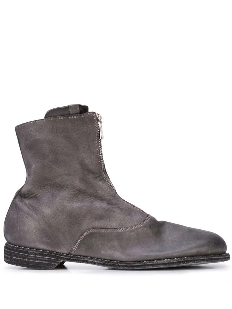 商品guidi|GUIDI MEN 210 FRONT ZIP SHORT MILITARY BOOT,价格¥4397,第1张图片