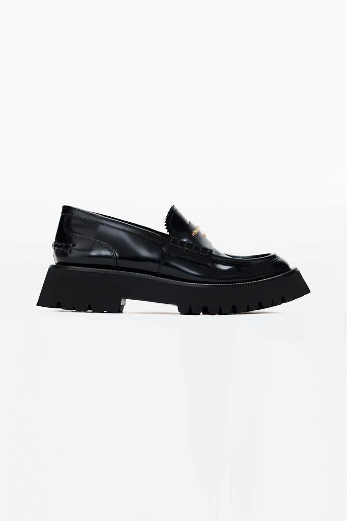 商品Alexander Wang|Carter Mid-heel Lug Loafer In Leather,价格¥4033,第1张图片