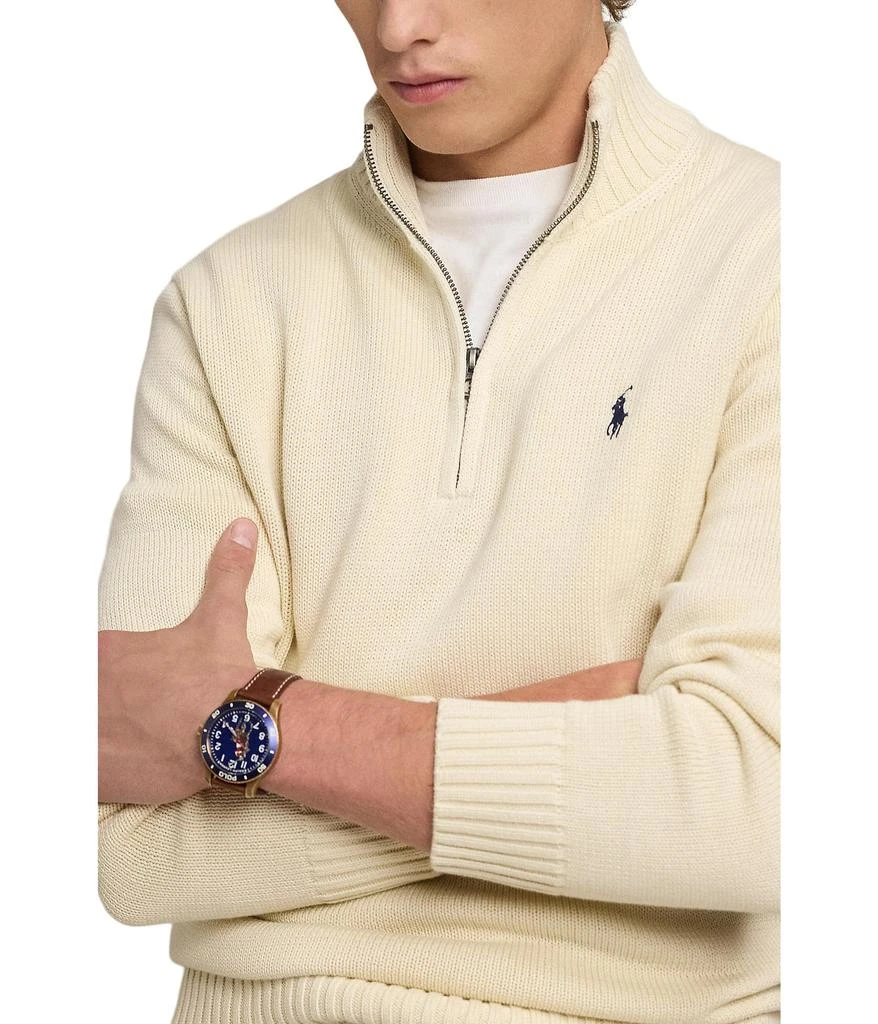 商品Ralph Lauren|Cotton 1/4 Zip Sweater,价格¥1127,第3张图片详细描述