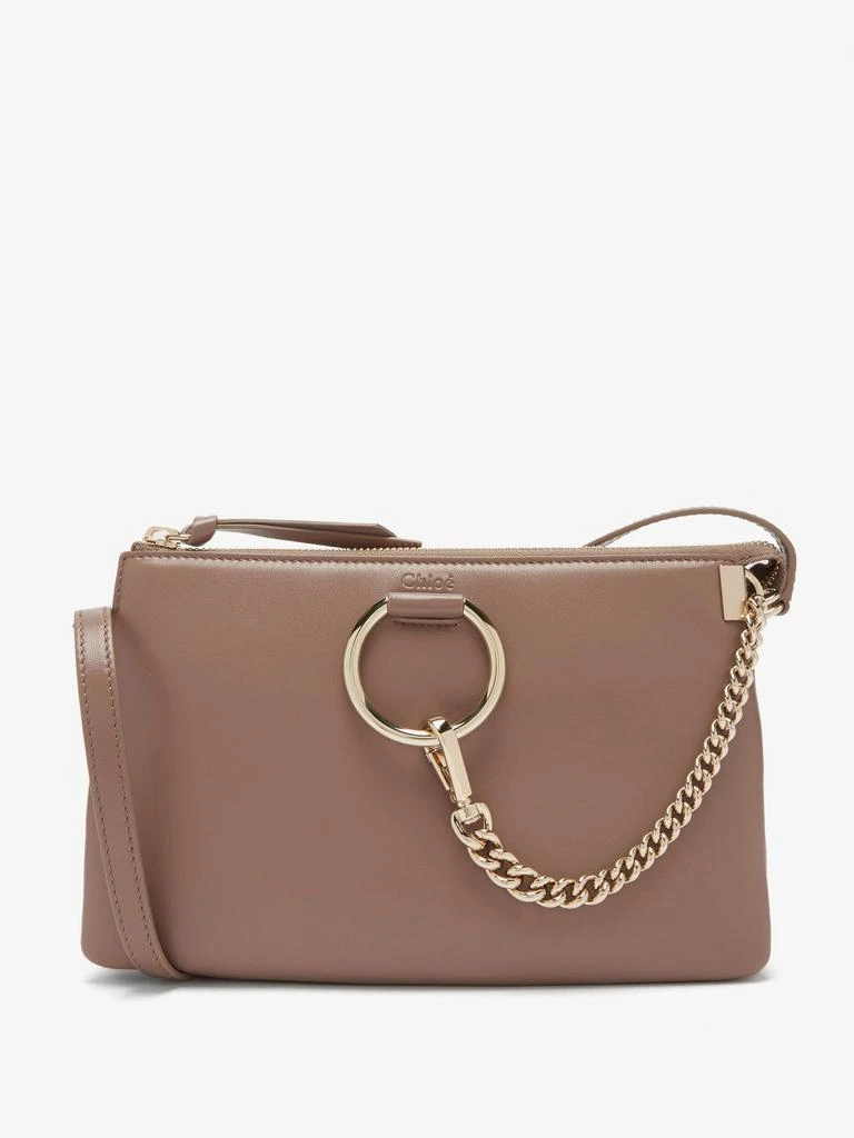 商品Chloé|Faye mini chain-strap leather cross-body bag,价格¥6185,第1张图片