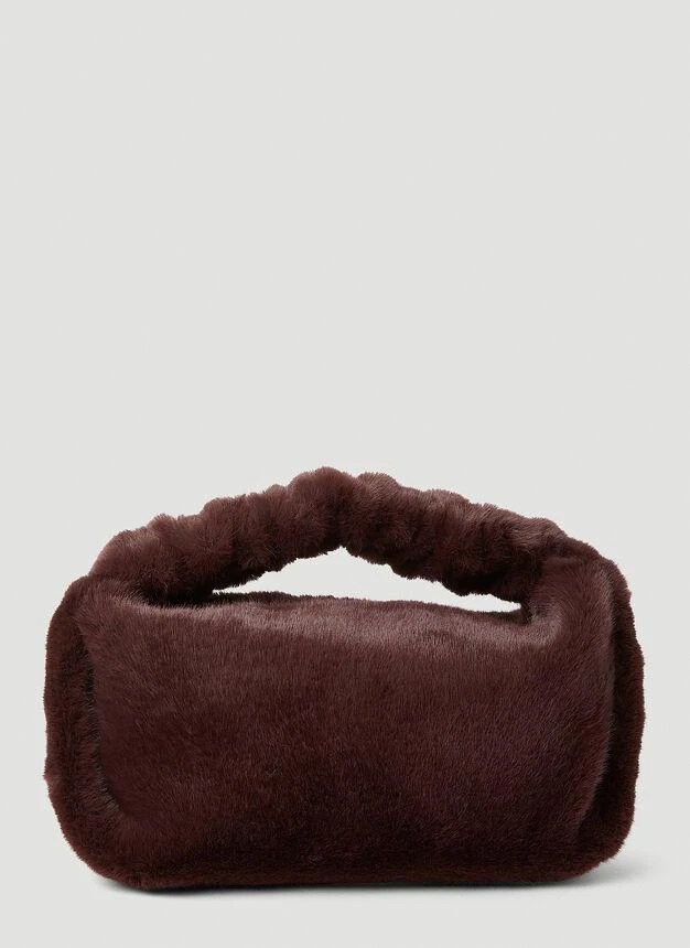 商品Alexander Wang|Scrunchie Small Handbag in Burgundy,价格¥2355,第3张图片详细描述