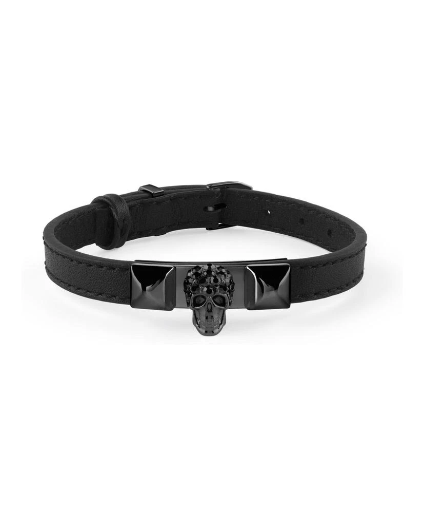 商品Philipp Plein|Plein Enigma Crystal Calf Leather Bracelet,价格¥1112,第1张图片