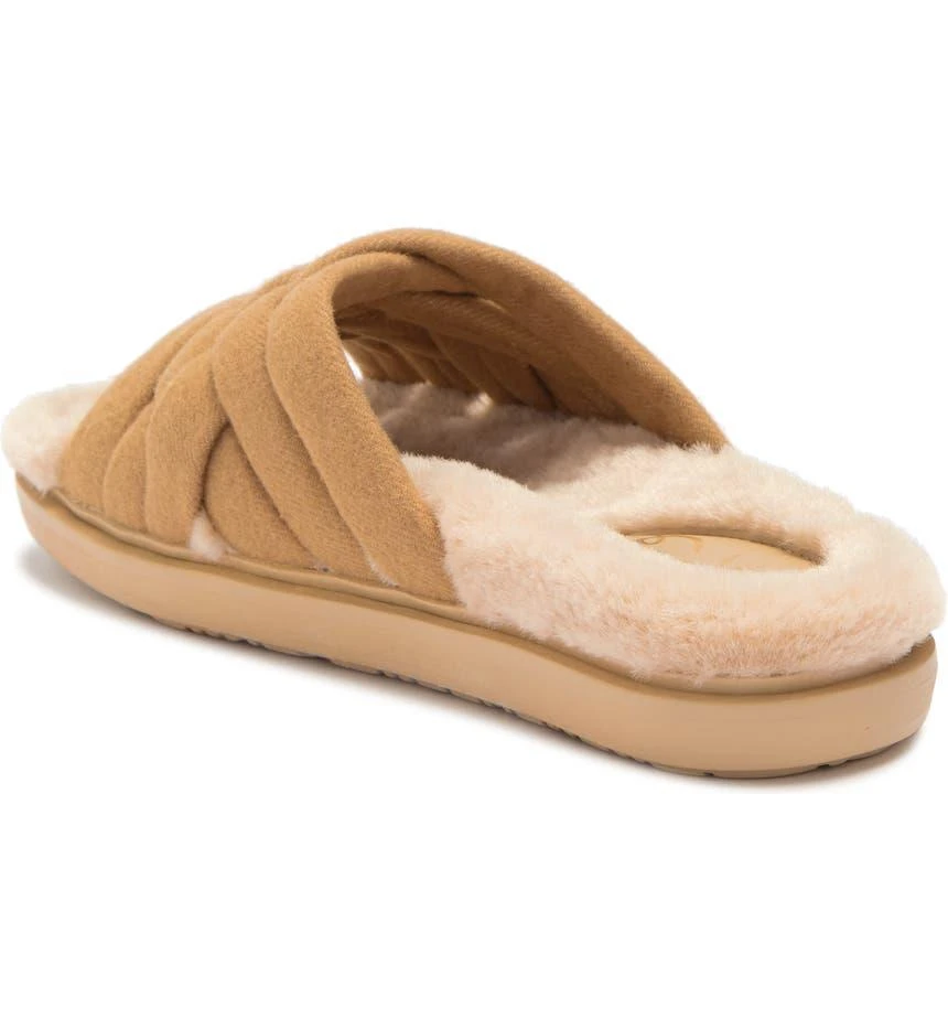 商品Sam Edelman|Vaughn Faux Fur Footbed Woven Slide Sandal,价格¥81,第2张图片详细描述