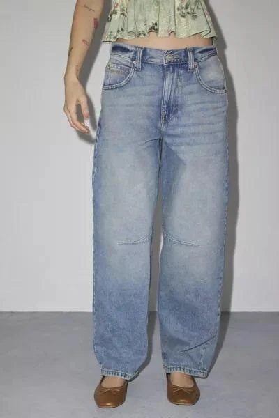 商品BDG|BDG Logan Buckle Baggy Barrel Jean,价格¥525,第2张图片详细描述