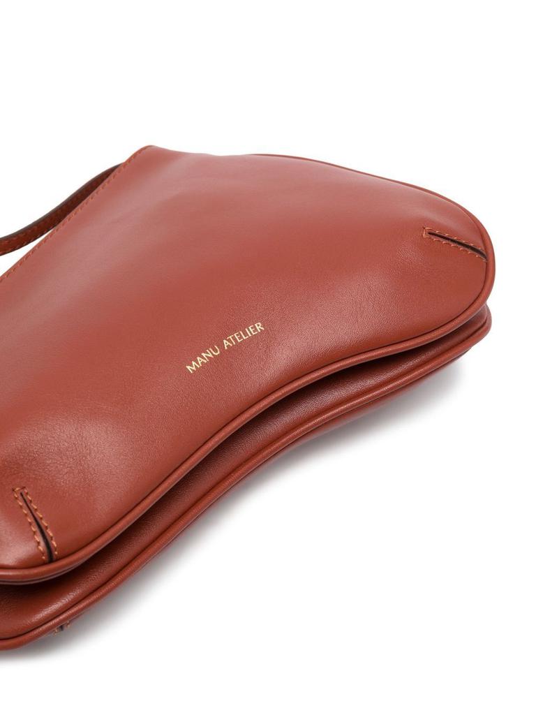 MANU ATELIER - Curve Bag Leather Shoulder Bag商品第2张图片规格展示