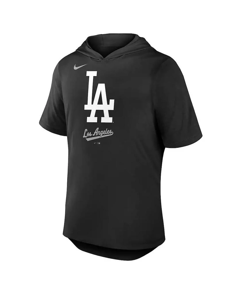 商品NIKE|Men's Black Los Angeles Dodgers Tri-Blend Performance Hoodie T-Shirt,价格¥445,第3张图片详细描述