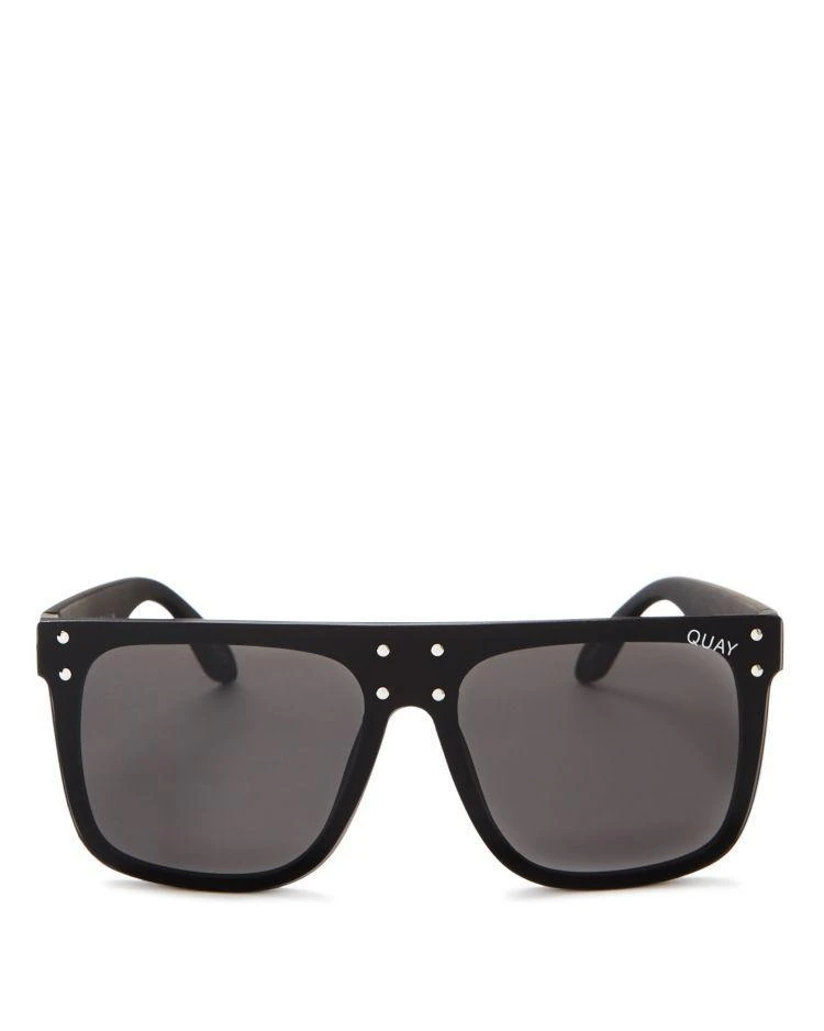 商品Quay|Quay Women's Hidden Hills Shield Sunglasses, 55mm,价格¥556,第1张图片