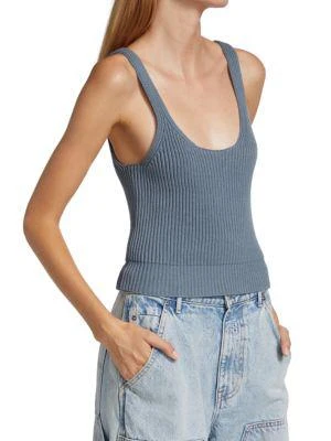 商品Alexander Wang|Rib-Knit Cropped Tank Top,价格¥1103,第3张图片详细描述