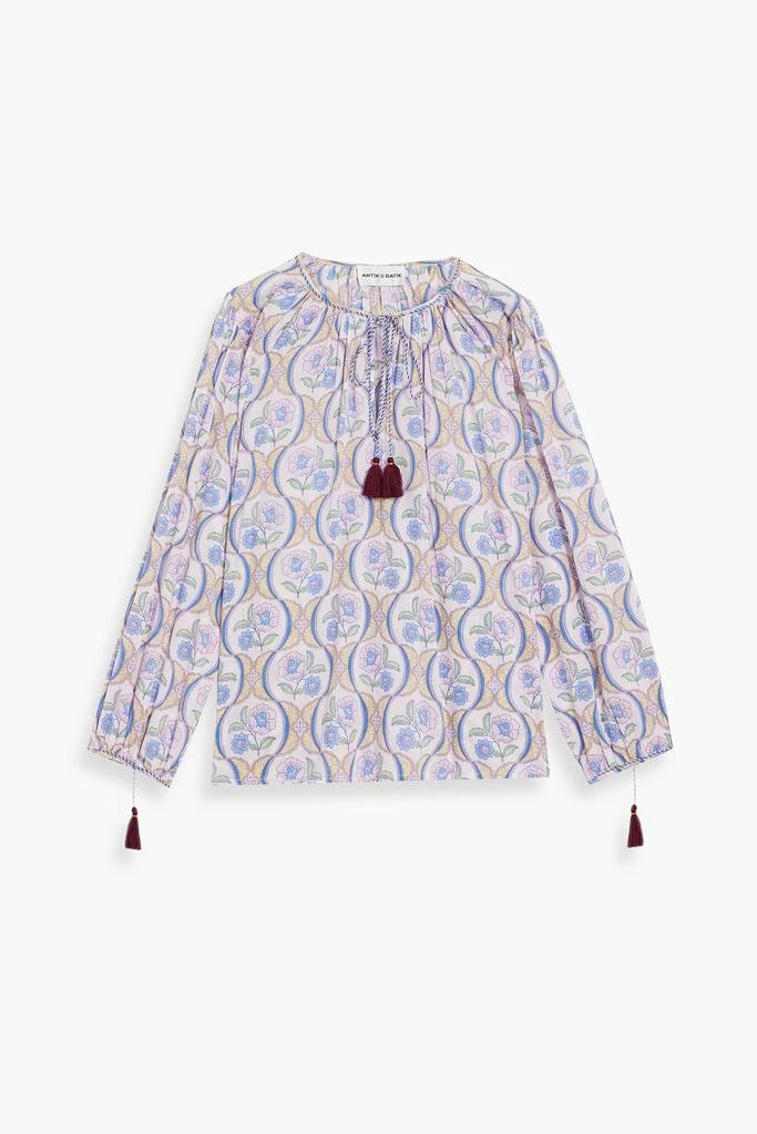 商品ANTIK BATIK|Tanissa printed cotton-voile blouse,价格¥685,第1张图片