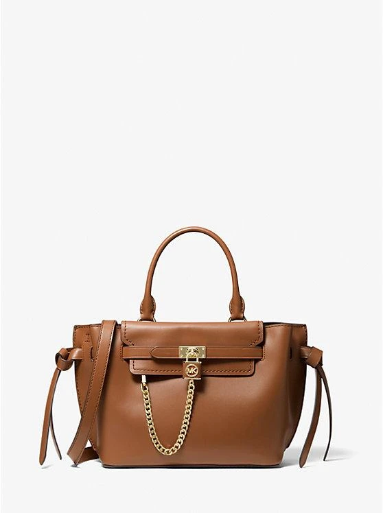 商品Michael Kors|Hamilton Legacy Small Leather Belted Satchel,价格¥1130,第1张图片