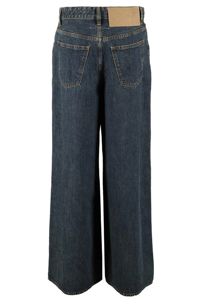 商品MM6|MM6 Maison Margiela Drawstring Wide-Leg Jeans,价格¥2185-¥2621,第2张图片详细描述