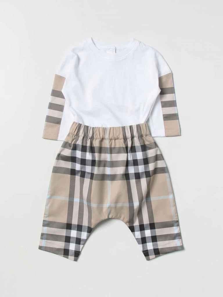 商品Burberry|Burberry jumpsuit for baby,价格¥1656,第1张图片