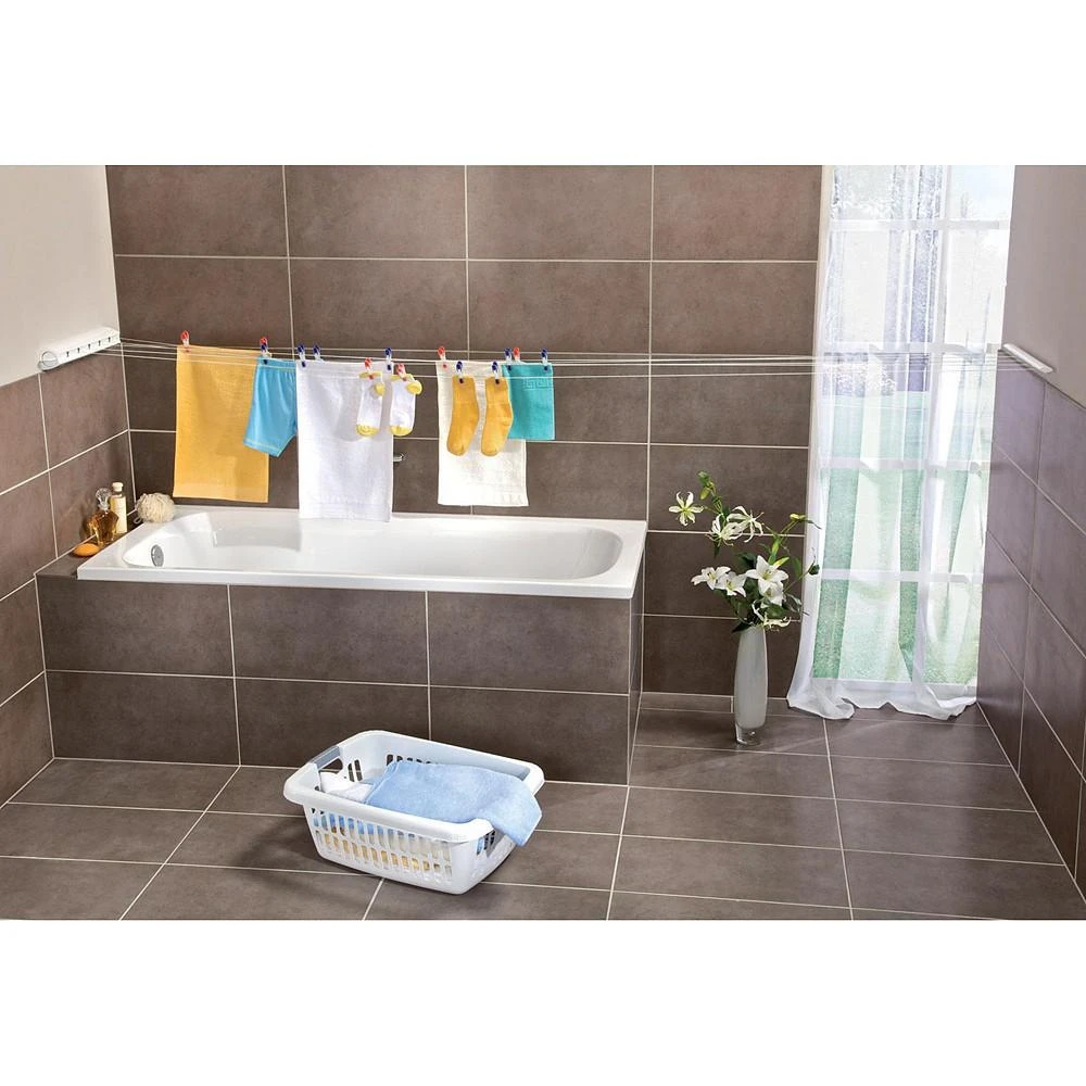 商品Household Essentials|Leifheit Rollfix 210 Retractable 5-Line Clothesline,价格¥492,第4张图片详细描述