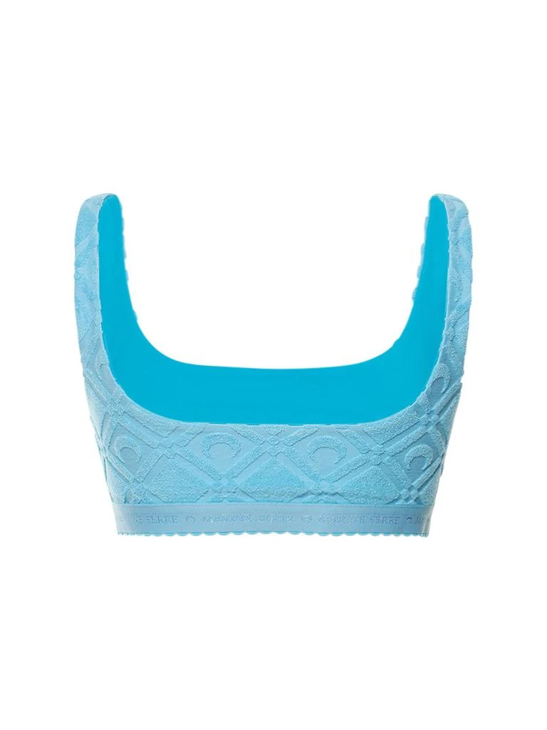 商品MARINE SERRE|Moon Sponge Jacquard Bra Top,价格¥809,第4张图片详细描述
