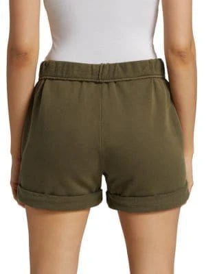 商品FRAME|Rolled-Cuff Organic Cotton Shorts,价格¥315,第2张图片详细描述