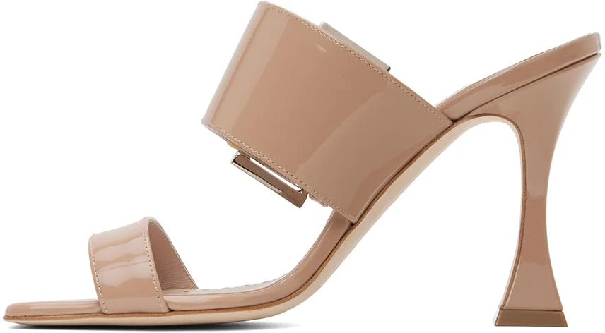 商品Manolo Blahnik|Beige Arremu Heeled Sandals,价格¥2161,第3张图片详细描述