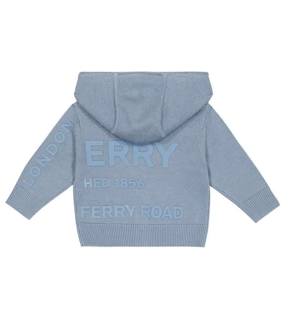 商品Burberry|Baby logo wool hoodie,价格¥2760,第2张图片详细描述