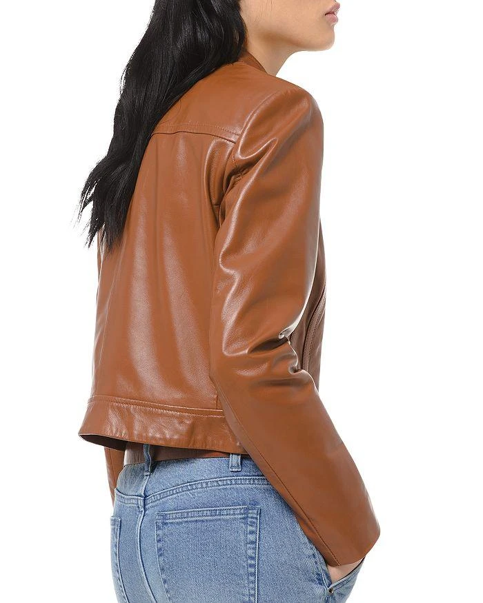 商品Michael Kors|Leather Moto Jacket,价格¥1872,第2张图片详细描述