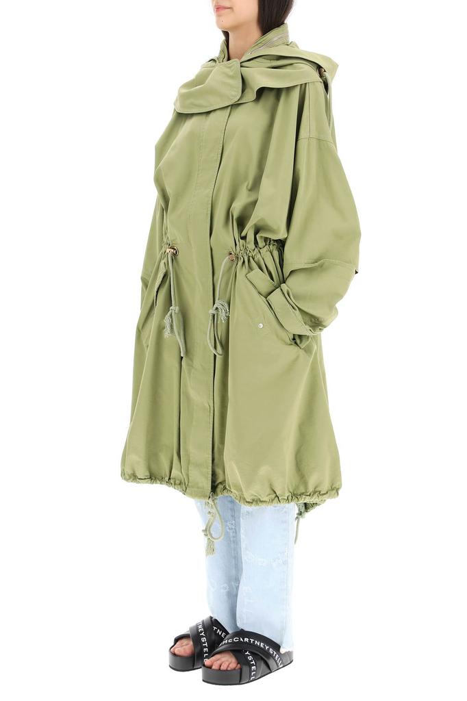 Stella mccartney oversized hooded parka商品第4张图片规格展示