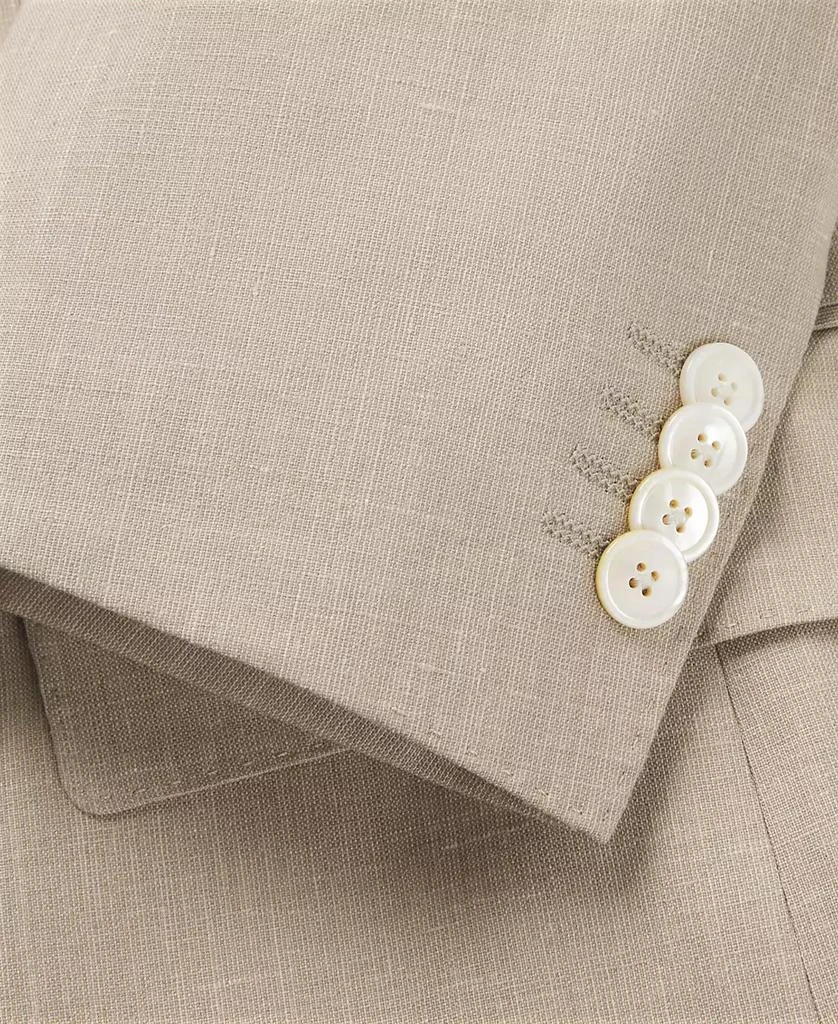 商品Hugo Boss|Men's Micro-Patterned Linen Blend Slim-Fit Suit,价格¥6173,第2张图片详细描述