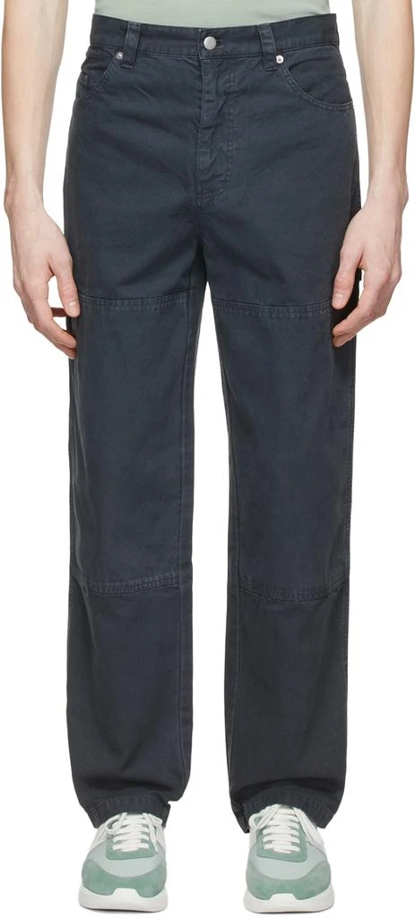 商品Axel Arigato|Black Cotton Trousers,价格¥518,第1张图片