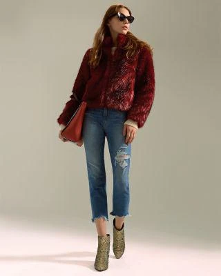 商品Levi's|724 Straight Crop Jeans in Indigo Pixel,价格¥437,第2张图片详细描述