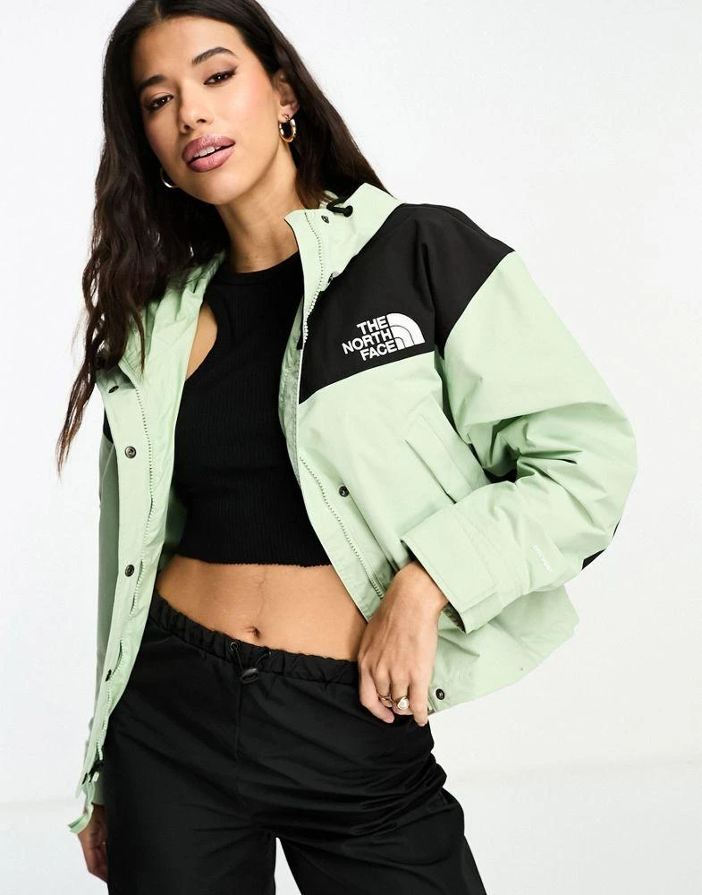 商品The North Face|The North Face Reign On waterproof jacket in sage green and black,价格¥1551,第3张图片详细描述