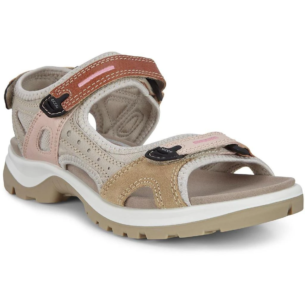 商品ECCO|ECCO Womens Yucatan 2.0 Suede Ankle Strap Sport Sandals,价格¥575,第1张图片