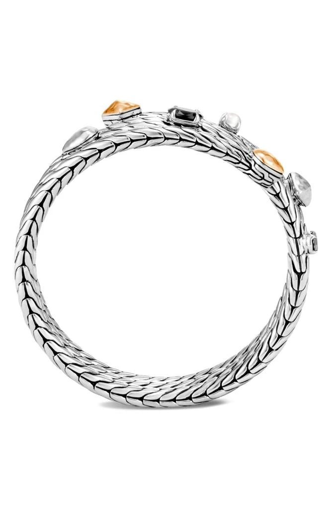 商品John Hardy|Classic Chain Hammered Triple Row Coil Bracelet,价格¥5294,第4张图片详细描述