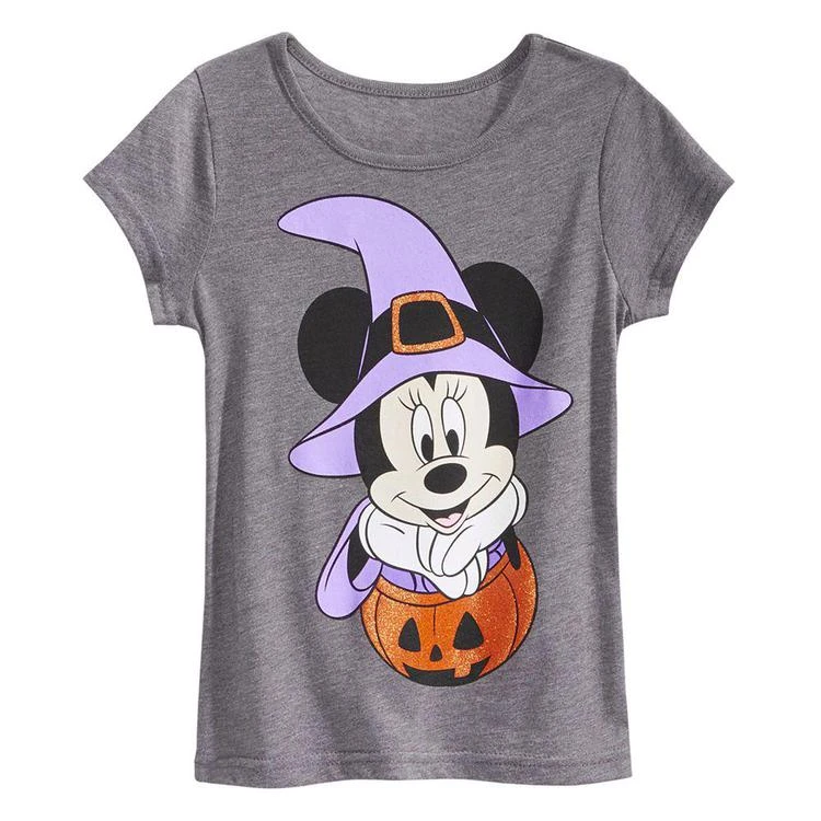 商品Disney|'s® Minnie Mouse Pumpkin T-Shirt, Little Girls (4-6X),价格¥28,第1张图片