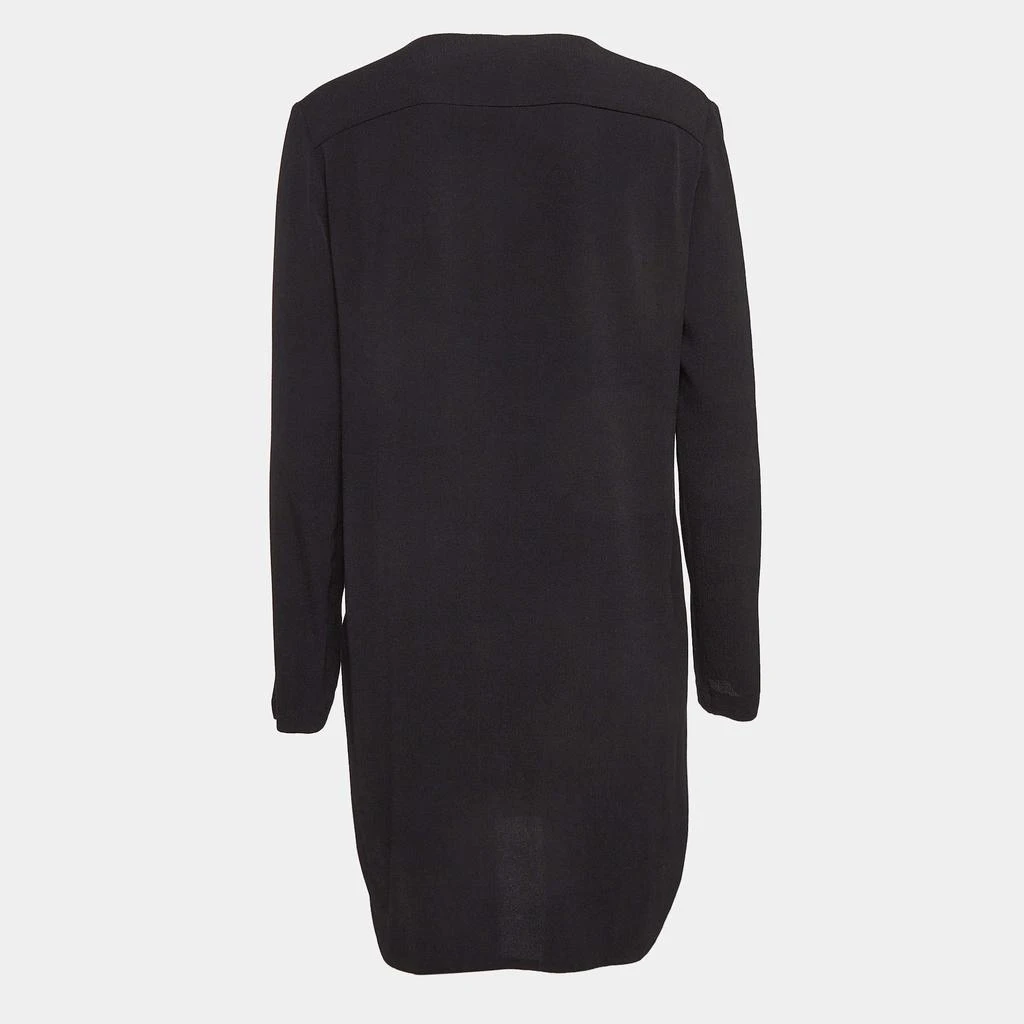 商品[二手商品] Sandro|Sandro Black Black Crystal Embellished Crepe Tunic Dress L,价格¥952,第2张图片详细描述