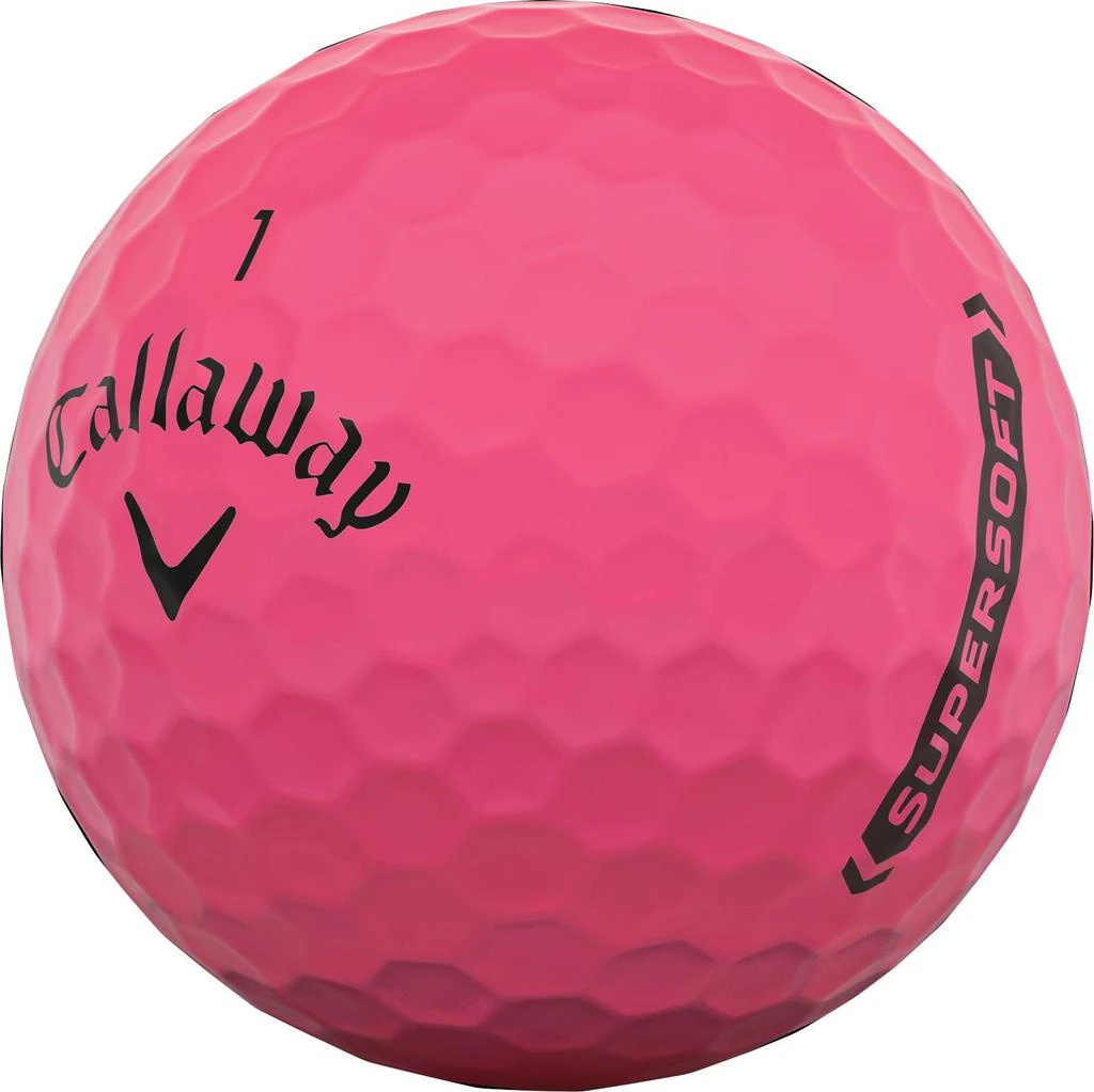 商品Callaway|Callaway 2021 Supersoft Matte Pink Golf Balls,价格¥206,第4张图片详细描述