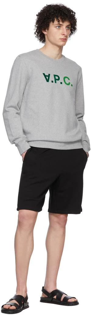 商品A.P.C.|Grey & Green 'V.P.C.' Sweatshirt,价格¥492,第4张图片详细描述