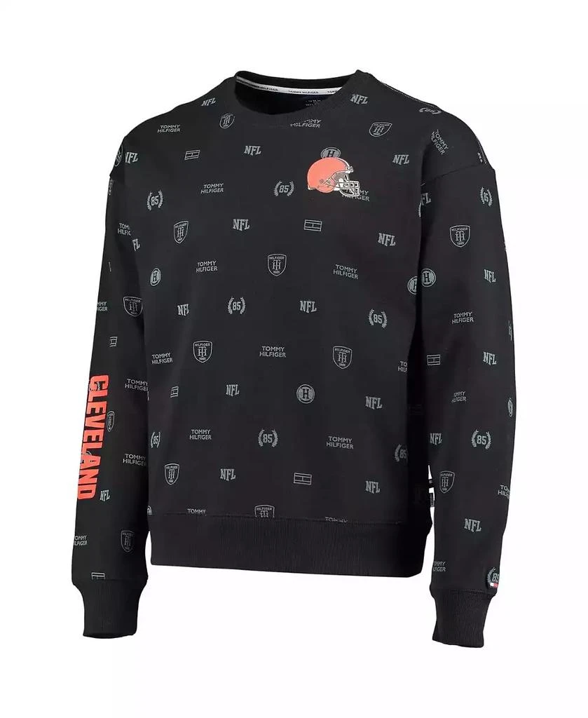 商品Tommy Hilfiger|Men's Black Cleveland Browns Reid Graphic Pullover Sweatshirt,价格¥449,第2张图片详细描述