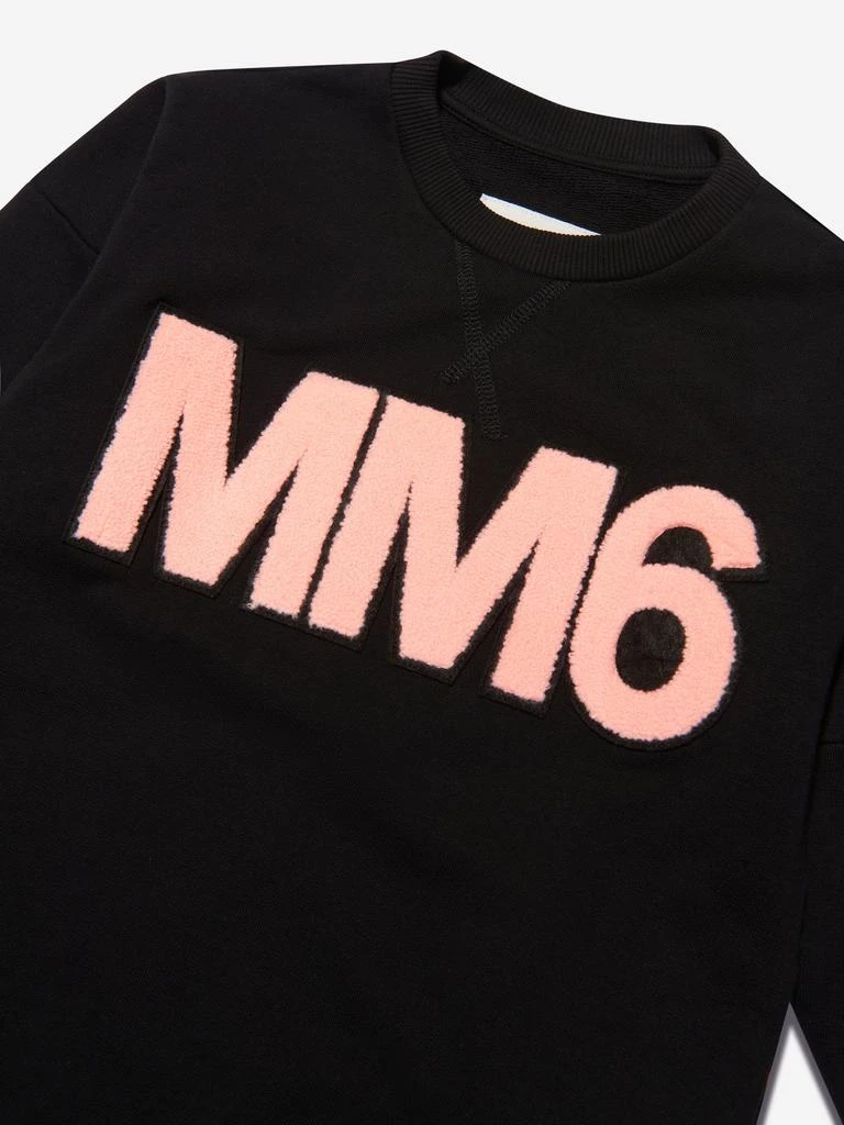 商品MM6|MM6 Maison Margiela Girls Logo Sweater Dress,价格¥967,第3张图片详细描述