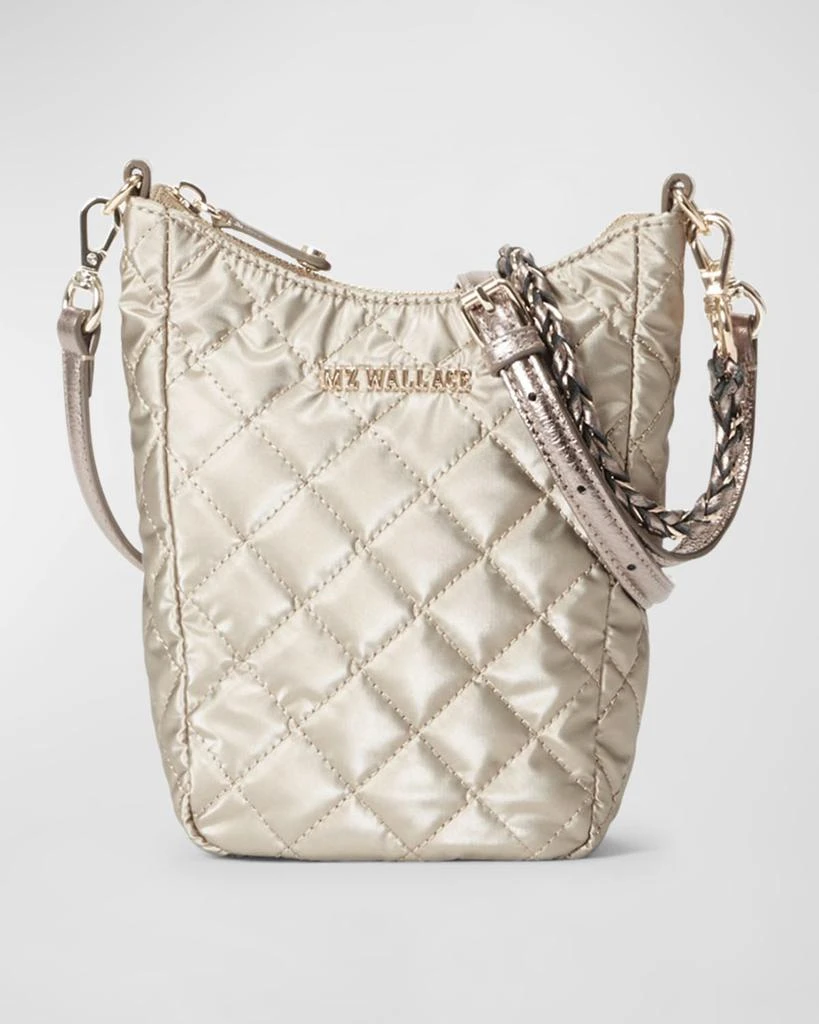 商品MZ Wallace|Crosby Go Metallic Quilted Crossbody Bag,价格¥1582,第1张图片