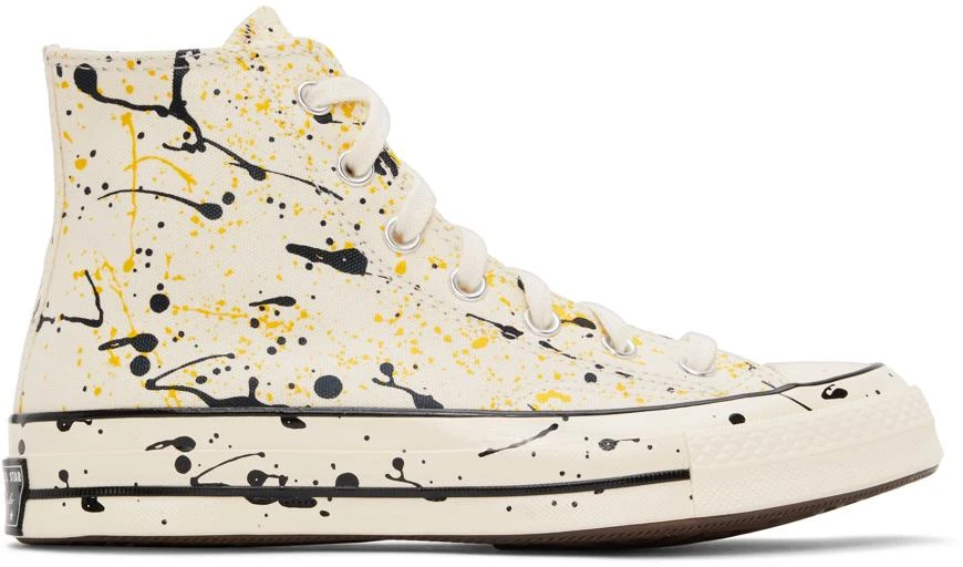 商品Converse|Off-White Paint Splatter Chuck 70 Hi Sneakers,价格¥269,第1张图片