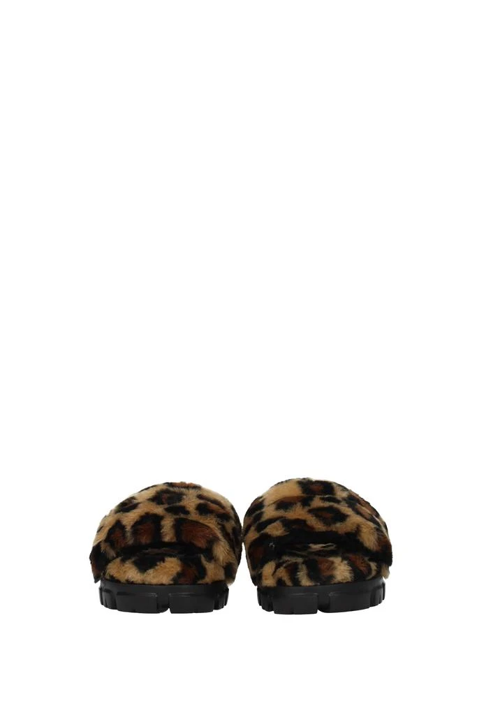 商品UGG|Slippers and clogs Fur Beige Leopard,价格¥612,第3张图片详细描述