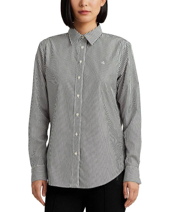 商品Ralph Lauren|Striped Button Front Top,价格¥667,第1张图片