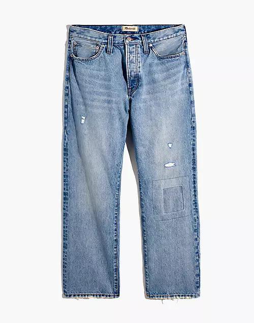 商品Madewell|Vintage Bootcut Jeans in Bendale Wash: Patchwork Edition,价格¥1257,第1张图片