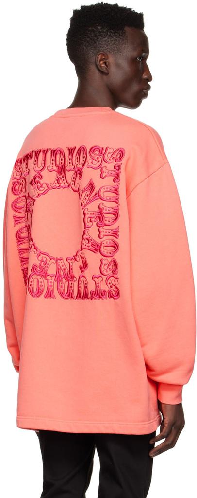 Pink Organic Cotton Sweatshirt商品第3张图片规格展示