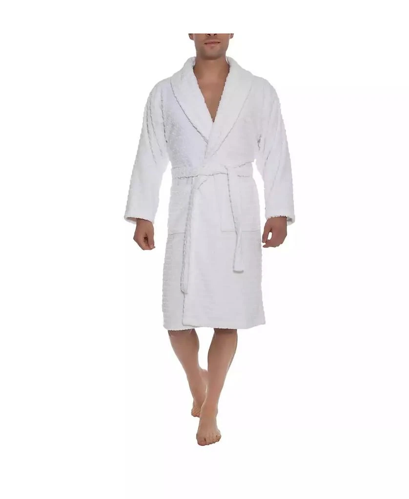 商品OZAN PREMIUM HOME|Azure Unisex Collection Terry Cloth Bathrobe,价格¥414,第3张图片详细描述