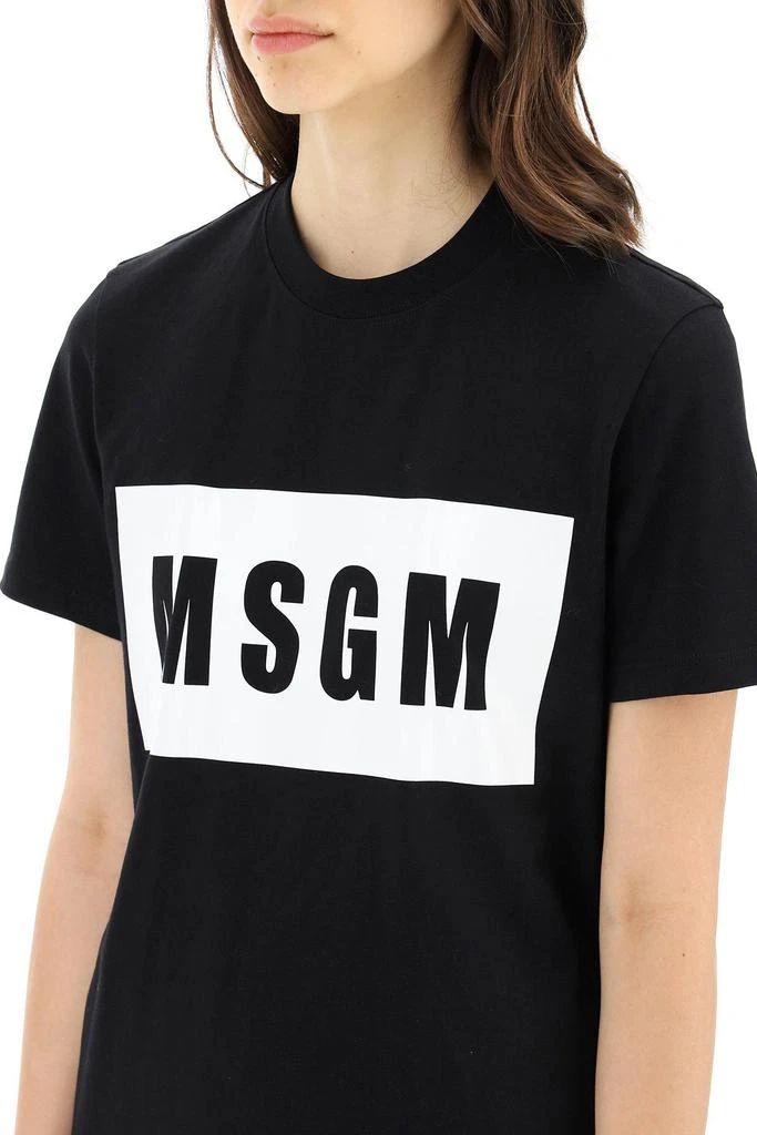 商品MSGM|LOGO BOX T-SHIRT,价格¥276,第5张图片详细描述