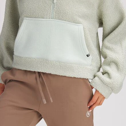 商品Backcountry|GOAT Fleece 1/2-Zip Pullover Hoodie - Women's,价格¥523,第3张图片详细描述