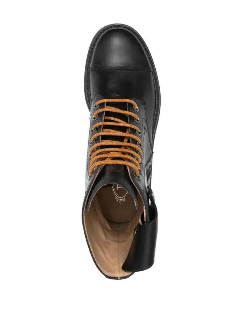 商品Tod's|Men's Black Combat Boots in Leather,价格¥2465,第3张图片详细描述