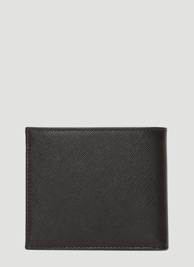 Saffiano Leather Bi-fold Wallet in Black商品第2张图片规格展示