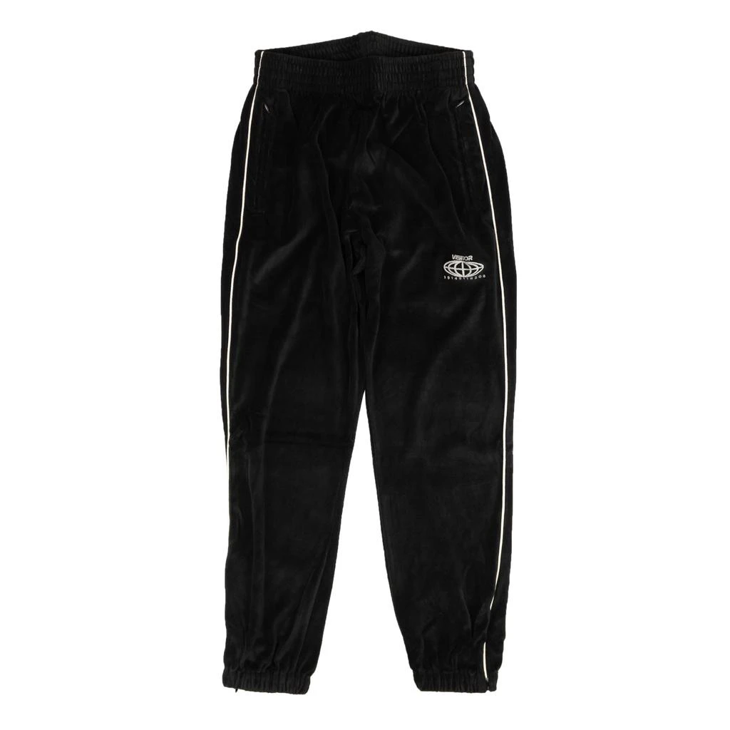 商品Visitor on Earth|Black Velour Logo Sweatpants,价格¥314,第1张图片